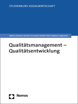 cover image of Qualitätsmanagement